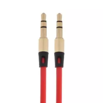 Кабель аудио AUX Cablexpert CCAB-01-35MM-1MB, Jack 3.5 мм(m)-Jack 3.5 мм(m), 1м, красный