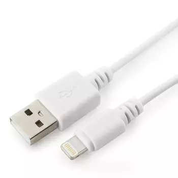 Кабель Cablexpert CC-USB-AP2MWP, Lightning - USB, 1 м, белый