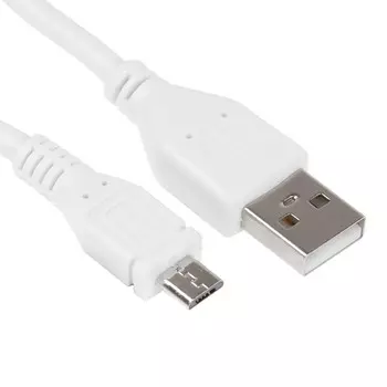 Кабель Cablexpert CCP-mUSB2-AMBM-W-0.5M, microUSB - USB, 0.5м,зарядка+передача данных, белый