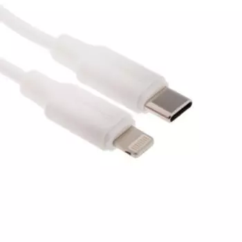 Кабель Crown 3060CL, Type-C - Lightning, 2 А, 1 м, белый