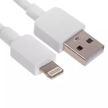 Кабель Defender ACH02-01L, Lightning - USB, 1 А, 1 м, белый