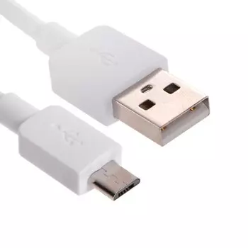 Кабель Defender USB08-01M, microUSB - USB, 1 А, 1 м, белый
