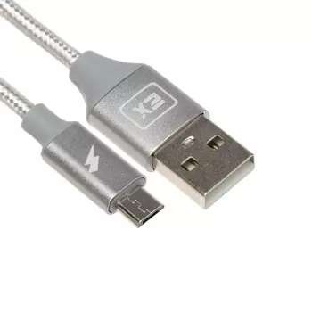 Кабель Exployd Classic EX-K-502, microUSB - USB, 1 м, серый