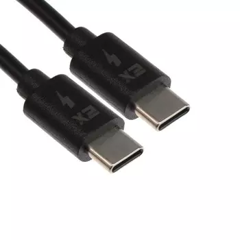 Кабель Exployd EX-K-1139, Type-C - Type-C, 3 А, 1 м, черный