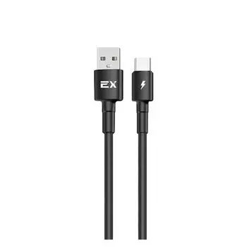 Кабель Exployd EX-K-1152, Type-C - USB, 2 А, 1 м, черный