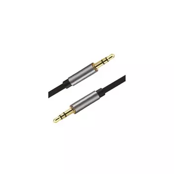 Кабель Exployd EX-K-476 Jack 3.5(м) - Jack 3.5(м), для микро и наушников, 1 м, черный