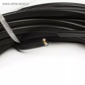 Кабель "Кабэкс", ВВГ-Пнг(А), 3х2.5 мм2, 20 м, плоский, ГОСТ