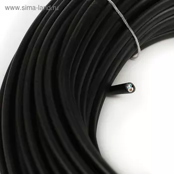 Кабель "Кабэкс", ВВГ-Пнг(A)-LS, 2х2.5 мм2, 50 м, плоский, ГОСТ