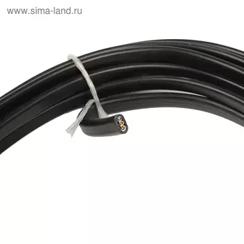 Кабель "Кабэкс", ВВГ-Пнг(A)-LS, 3х1.5 мм2, 5 м, плоский, ГОСТ