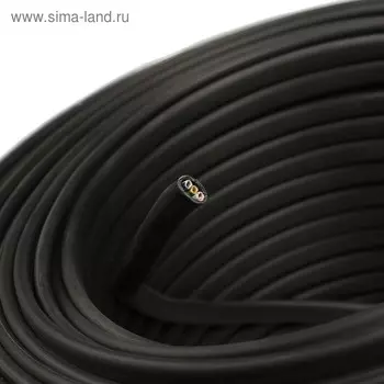 Кабель "Кабэкс", ВВГ-Пнг(A)-LS, 3х1.5 мм2, 100 м, плоский, ГОСТ