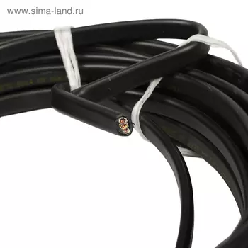 Кабель "Кабэкс", ВВГ-Пнг(A)-LS, 3х2.5 мм2, 10 м, плоский, ГОСТ