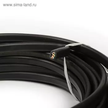 Кабель "Кабэкс", ВВГ-Пнг(A)-LS, 3х2.5 мм2, 20 м, плоский, ГОСТ