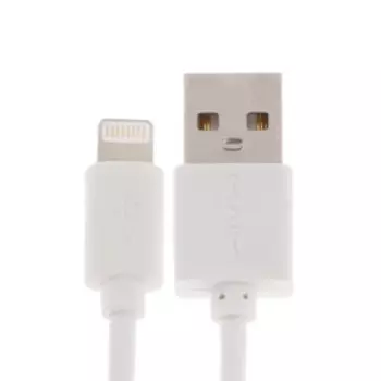 Кабель Maimi M215, Lightning - USB, 2 А, 1 м, белый
