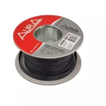 Кабельная оплётка Aura ASB-B512 полиэстер 5-12мм, черный, 30 метров