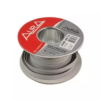 Кабельная оплётка Aura ASB-S512 полиэстер 5-12мм, серебро