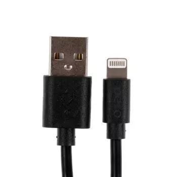 Кабель PERO DC-03 Lightning - USB, 2,4 А, 2м, черный