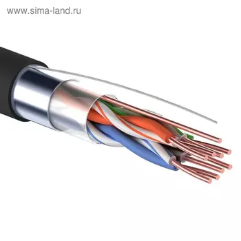 Кабель PROconnect FTP, 4 пары, 24 AWG, CAT5e, 305 м, внешний, 01-0154