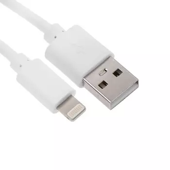 Кабель Red Line (УТ000006493), Lightning - USB, 1 м, зарядка + передача данных, белый