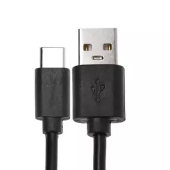 Кабель Red Line (УТ000010553), Type-C - USB, 1 м, зарядка + передача данных, черный