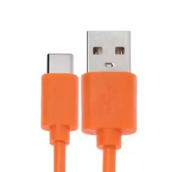 Кабель Red Line (УТ000011572), Type-C - USB, 1 м, зарядка + передача данных, оранжевый