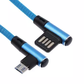 Кабель Red Line (УТ000015526), microUSB - USB, 2А, 1 м, зарядка + передача данных, синий