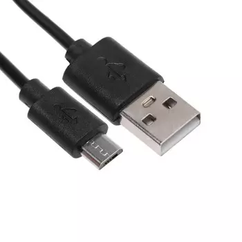 Кабель Red Line (УТ000023132), microUSB - USB, 1 м, зарядка + передача данных, чёрный