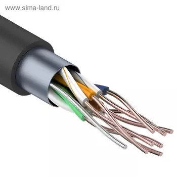 Кабель REXANT FTP, 4 пары, 24 AWG, CAT5e, 305 м, внешний, 01-0146