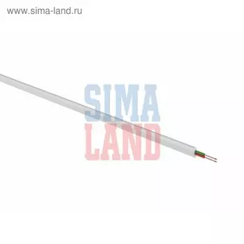 Кабель телефонный REXANT 2 жилы, CCA, 100 м, белый, 01-5001-3