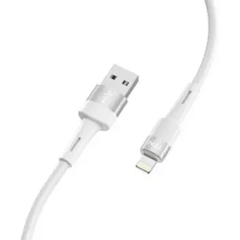 Кабель TFN Envy, Lightning - USB, 2 А, 1.2 м, нейлоновая оплетка, белый