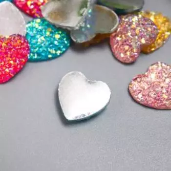 Кабошон сердце 12 мм