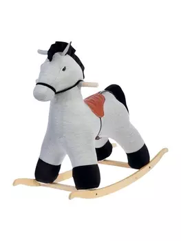 Качалка «Конь Восток», светло - серая