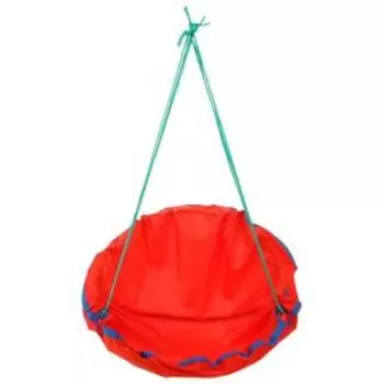 Качель-гамак детская, d=750, цвет красный