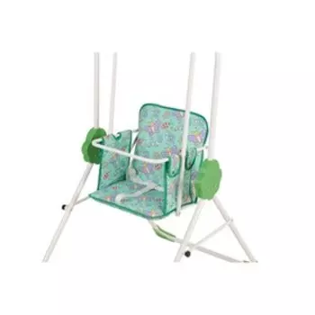 Качели детские напольные «Малыш. Фея», цвет зеленый