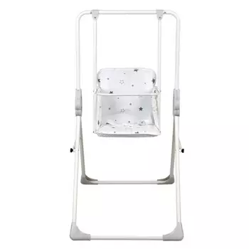 Качели детские Polini kids «Звездное сияние», цвет белый-серый