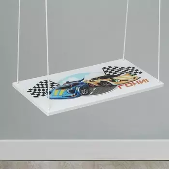 Качели детские «Тачки» + Подарок (свисток 1 шт.)