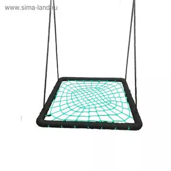 Качели гнездо квадратные 100см на канатах