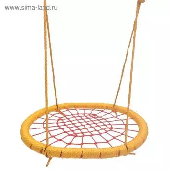 Качели гнездо овал 80х100см на канатах