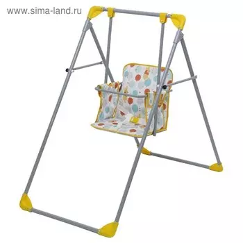 Качели Polini kids Disney baby Медвежонок Винни «Чудесный день», жёлтый