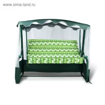 Качели садовые «Глория Плюс»,трехместные, 210 х 67 х 22 см