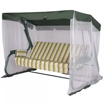 Качели садовые "Лондон" зеленые, 238 х 140 х 170, макс нагрузка 350 кг