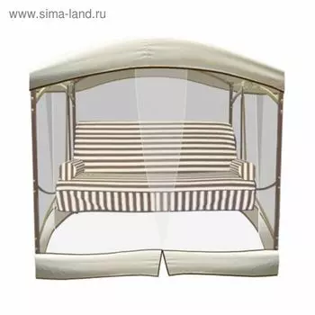 Качели садовые «Жаклин» коричневые, 210 х 65 х 30 см