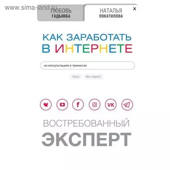Как заработать в Интернете. Востребованный эксперт. Покатилова Н. А., Гадымба Л. С.