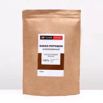 Какао-порошок "Томер", алкализованный, 1000 г
