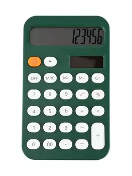 Калькулятор настольный 12-разрядный КК-968, зелёный