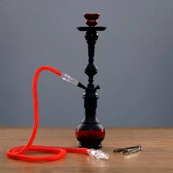 Кальян 47 см, 1 трубка, 1043 см, черный