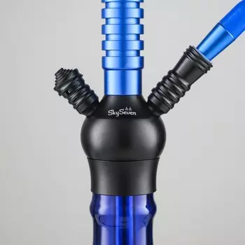 Кальян "Sky7", 55 см, d чаши-5 см, синий