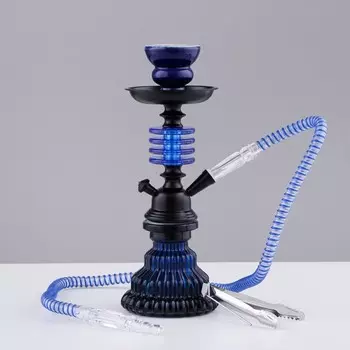 Кальян "Тарт", 28 см, d чаши-5 см, синий