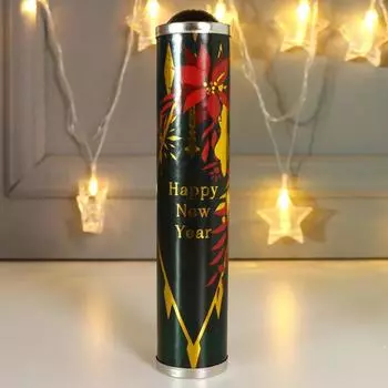 Калейдоскоп "Happy New Year" зелёные ромбы19х4х4 см