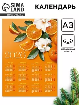 Календарь 2026 «Цитрус», А3