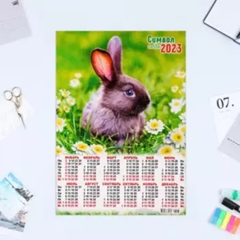 Календарь листовой "Символ Года 2023 - 16" 2023 год, бумага, А3